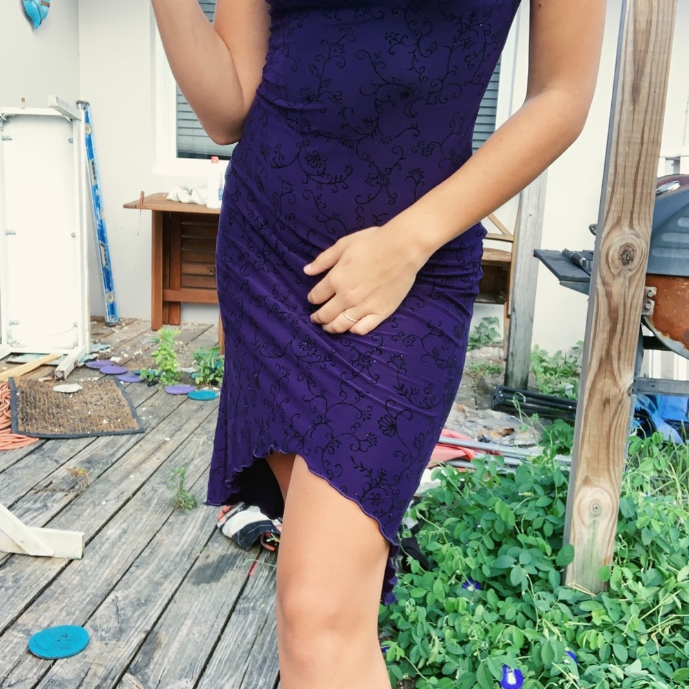 Y2k gothic style tight dress